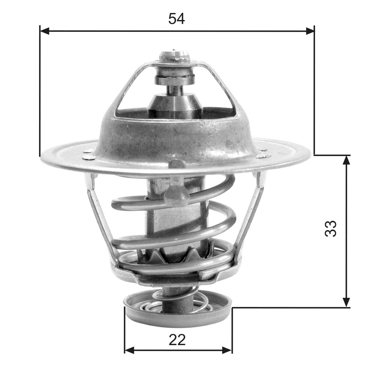 Thermostat, coolant - TH22682G1 GATES