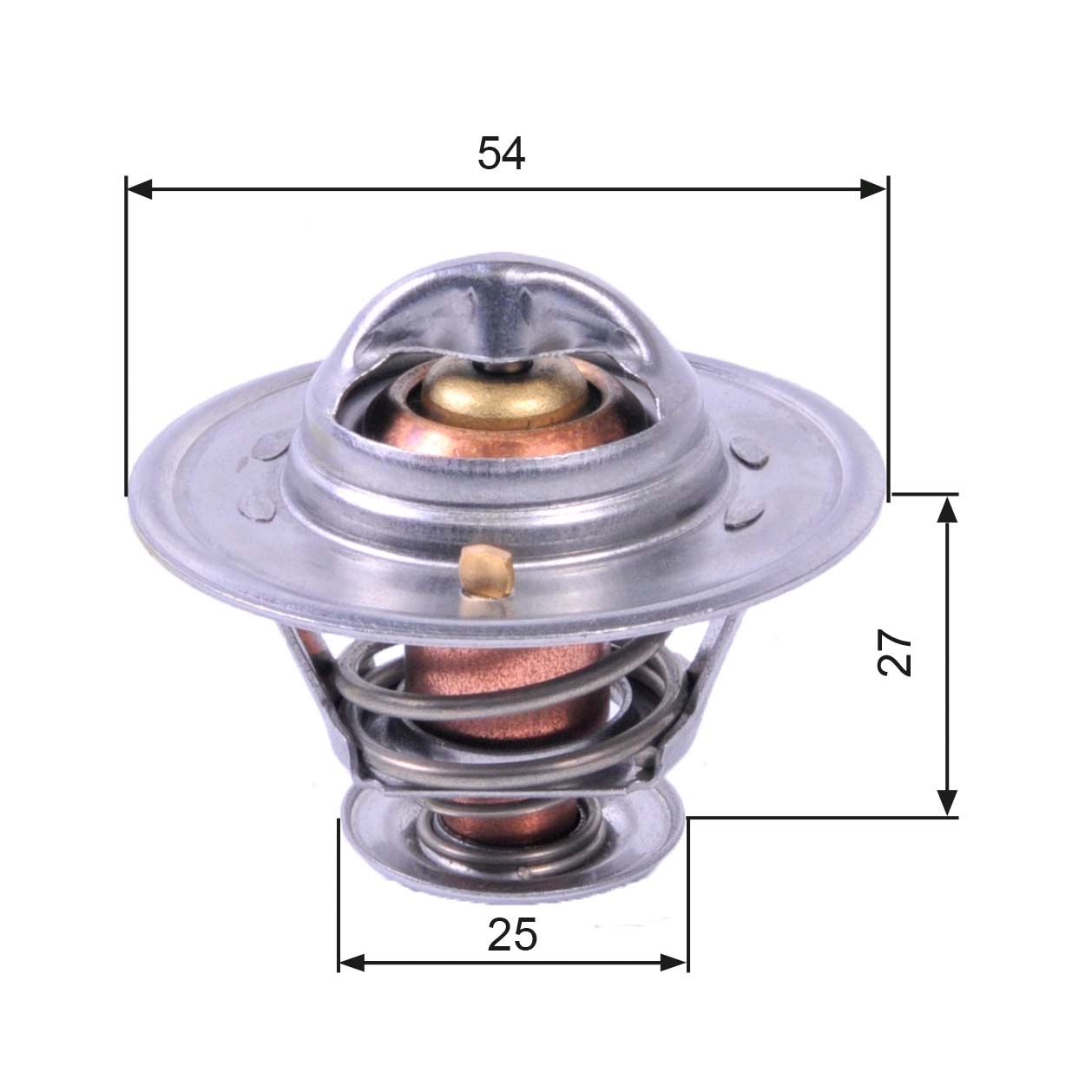 Thermostat, coolant - TH22782G1 GATES