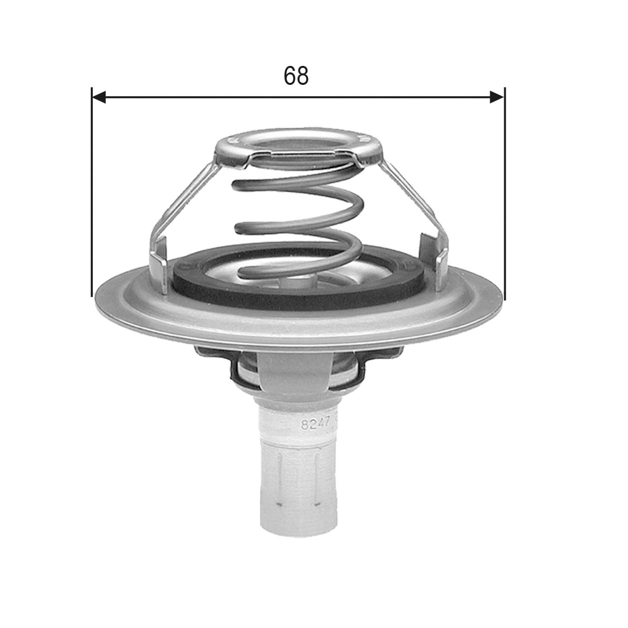 Thermostat, coolant - TH23080G1 GATES