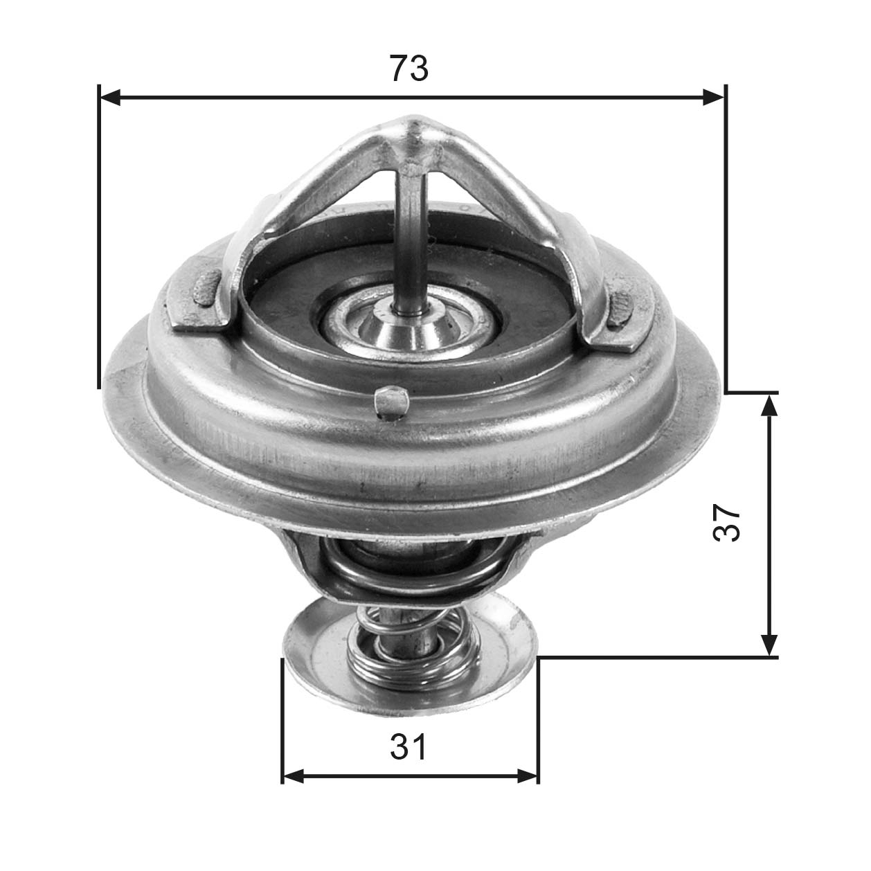 Termostato, Refrigerante - TH24582G1 GATES