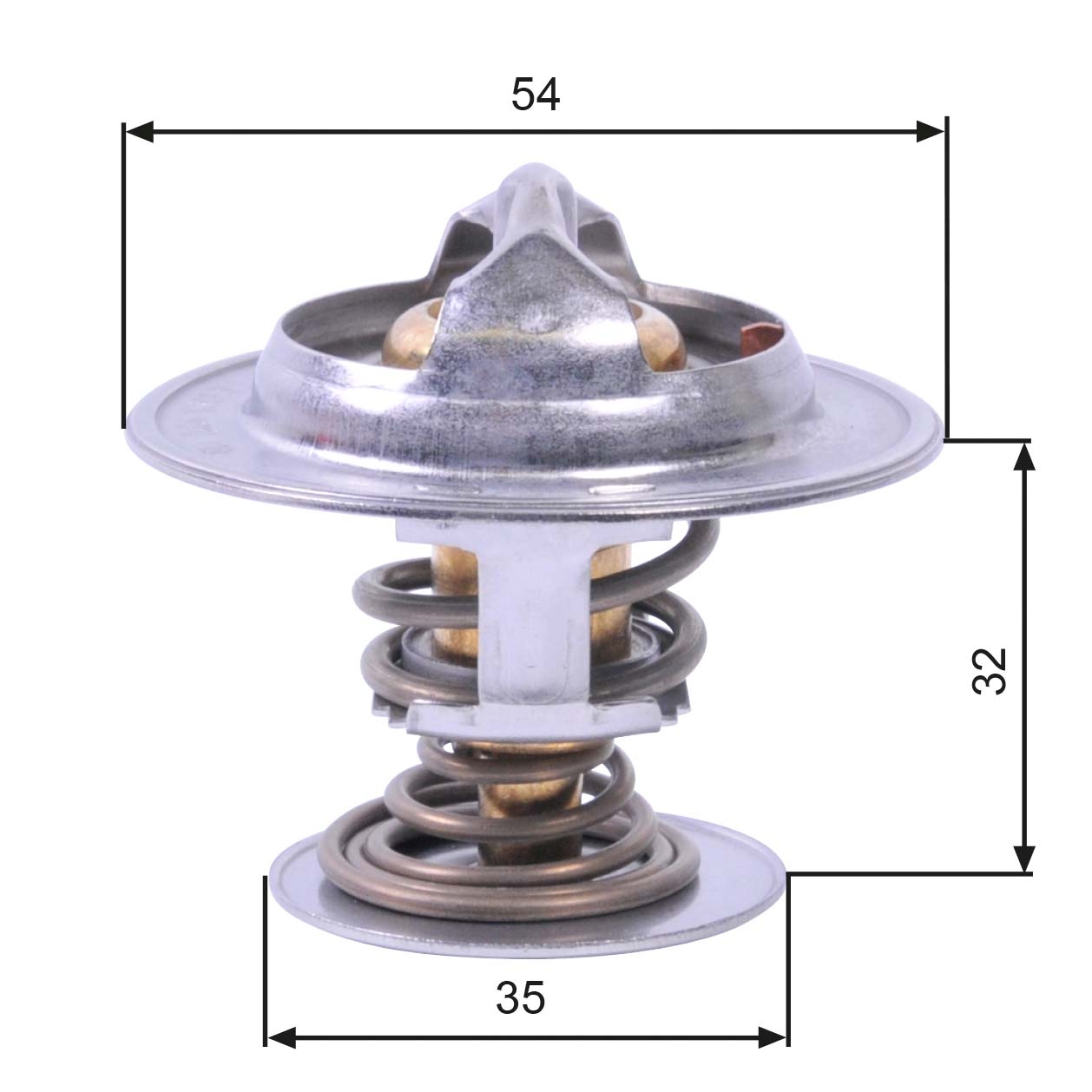 Thermostat, coolant - TH26590G1 GATES