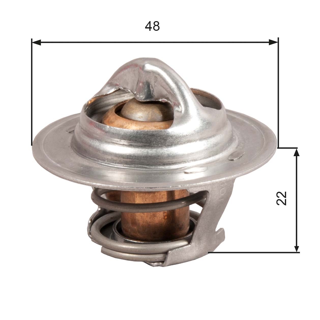 Thermostat, coolant - TH28592G1 GATES