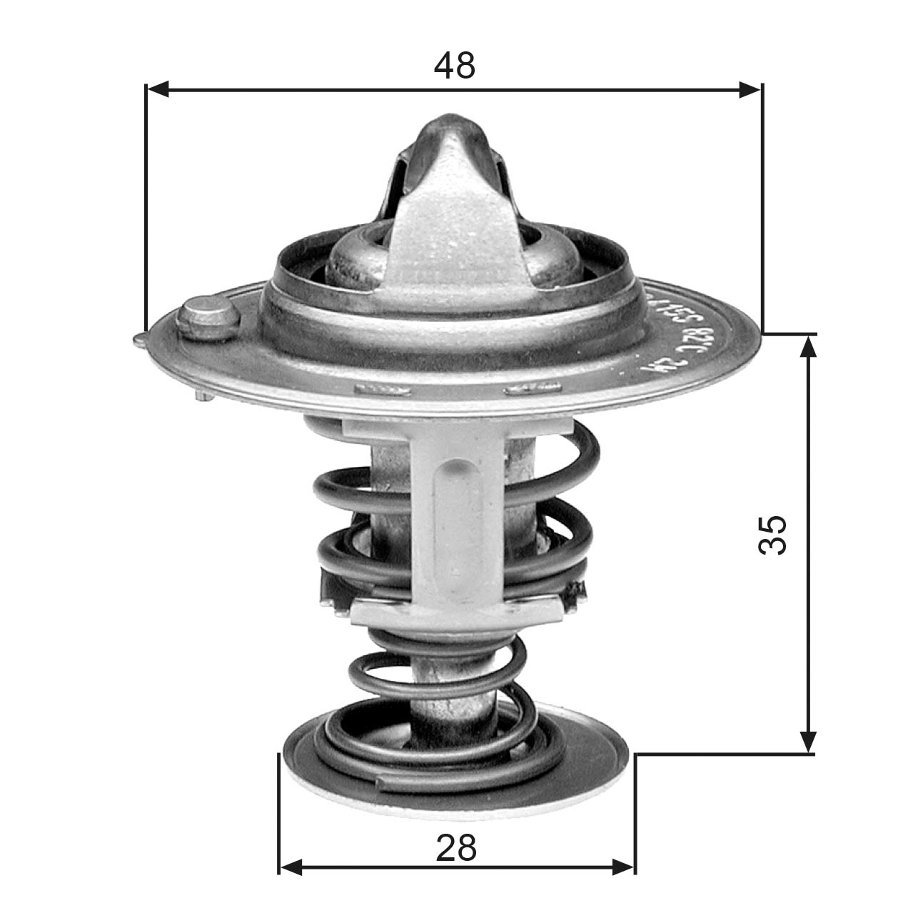 Termostato, Refrigerante - TH30082G1 GATES