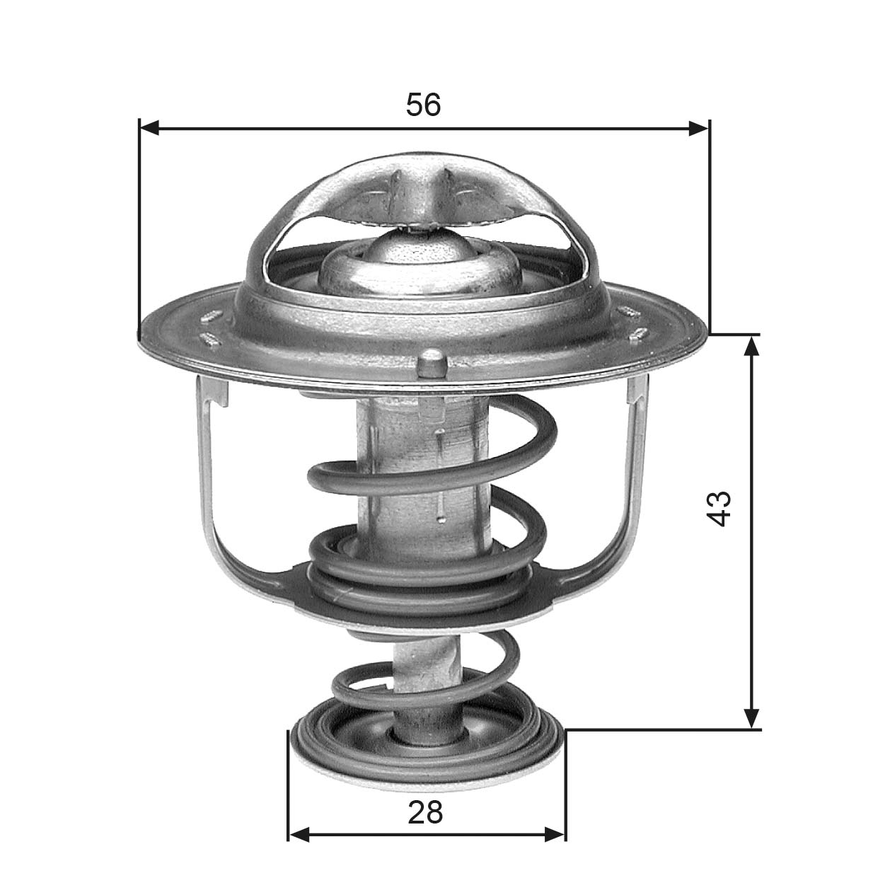 Thermostat, coolant - TH31388G1 GATES
