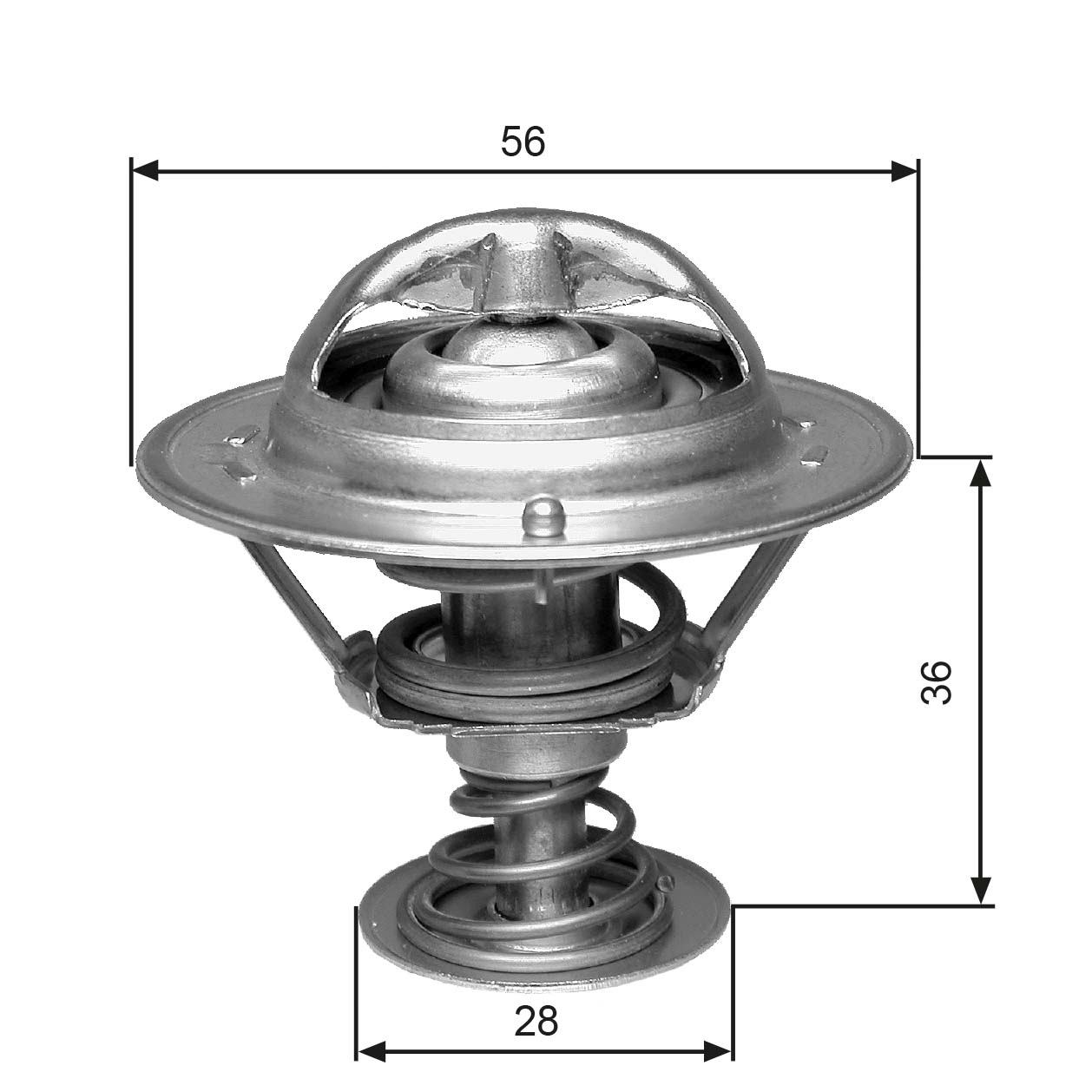 Thermostat, Kühlmittel - TH31482G1 GATES