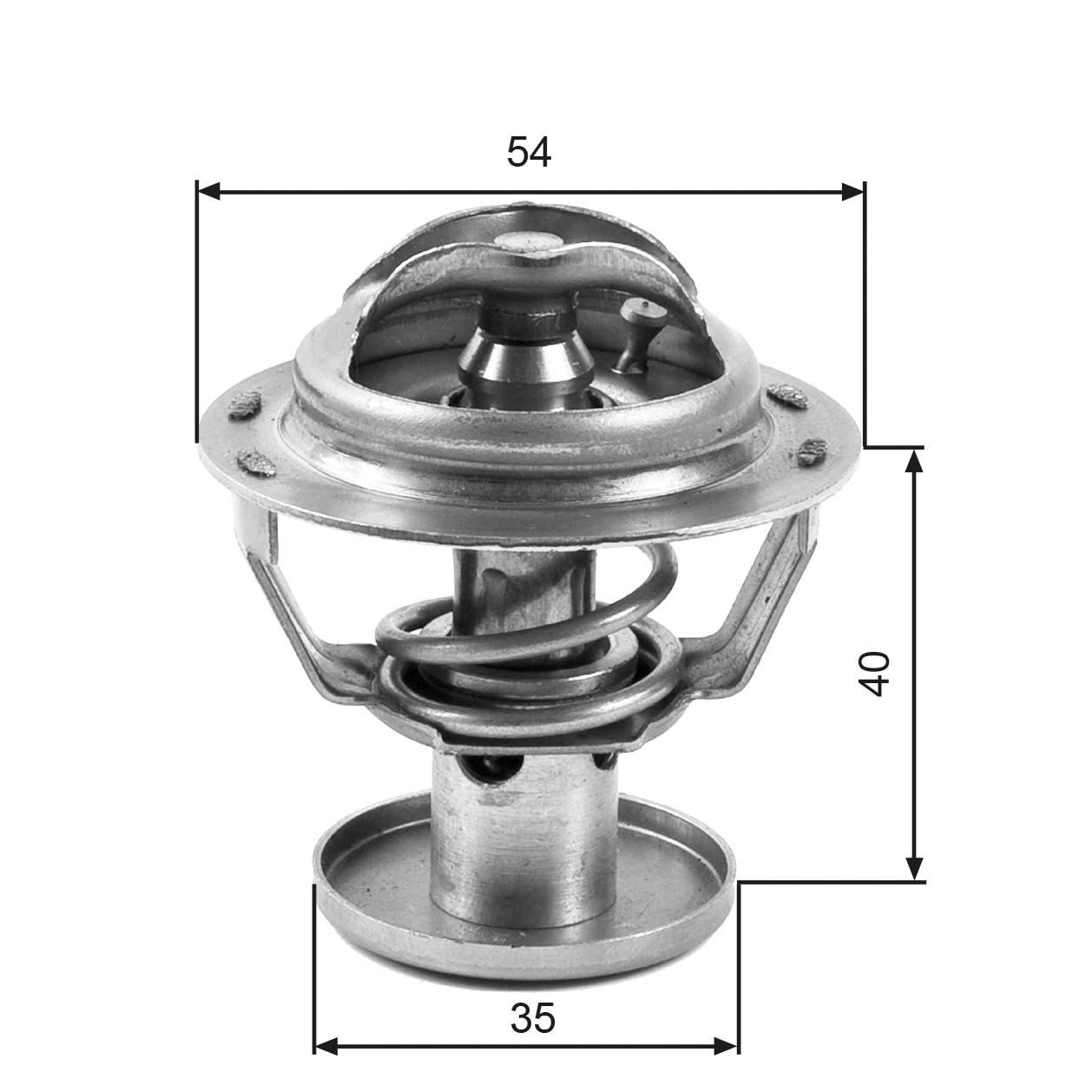 Thermostat, coolant - TH32387G1 GATES