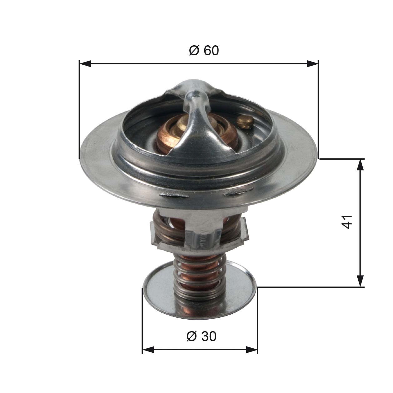 Thermostat, coolant - TH34882G1 GATES