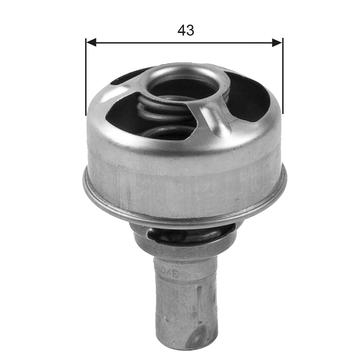 Thermostat, coolant - TH36075 GATES