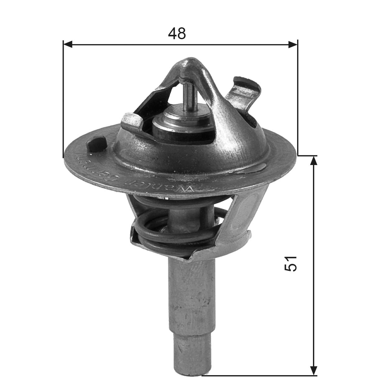 Thermostat, coolant - TH38490G1 GATES