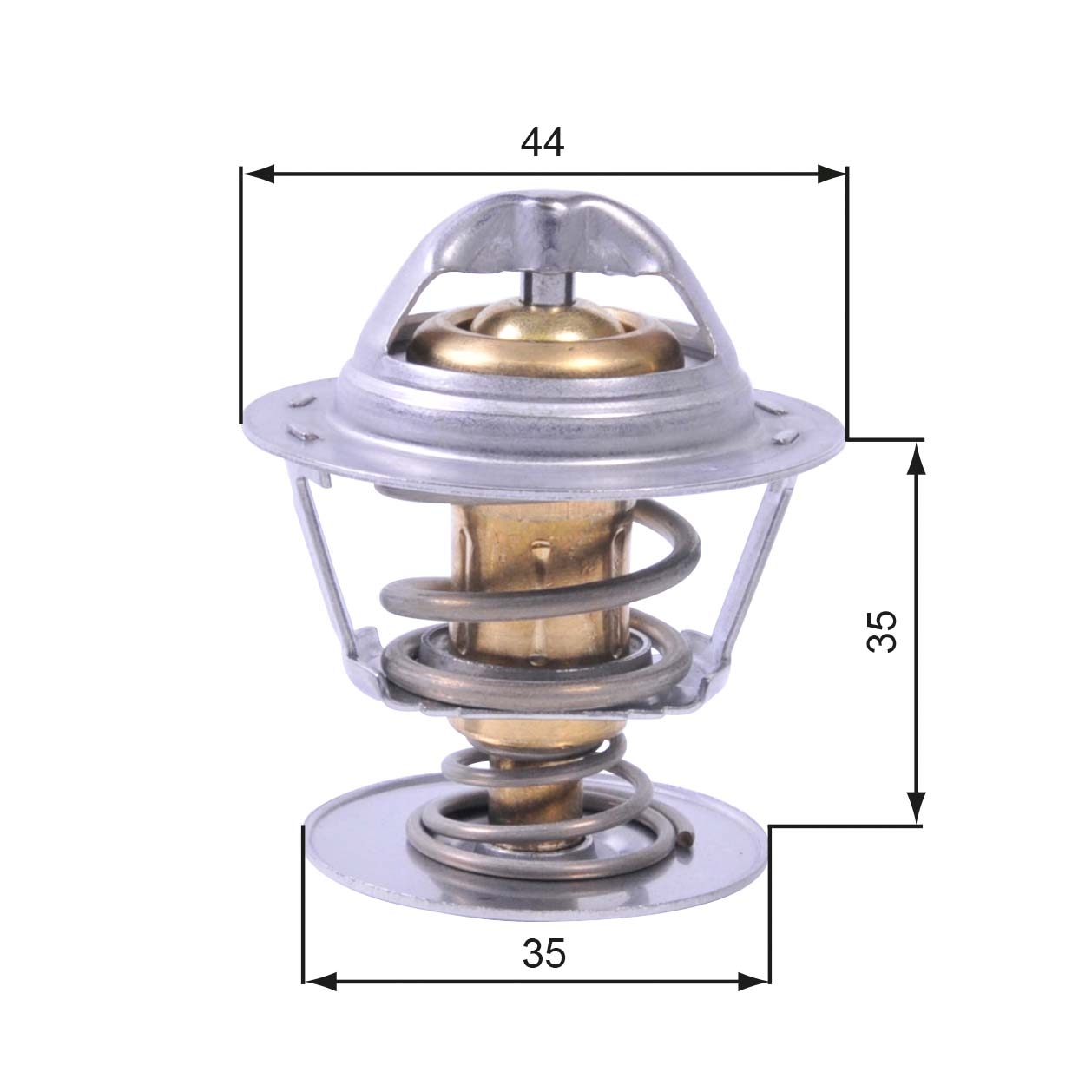Thermostat, coolant - TH43688G1 GATES