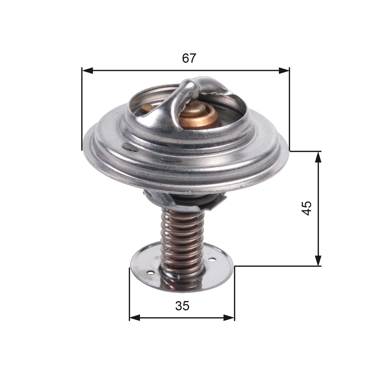 Termostato, Refrigerante - TH45688G1 GATES