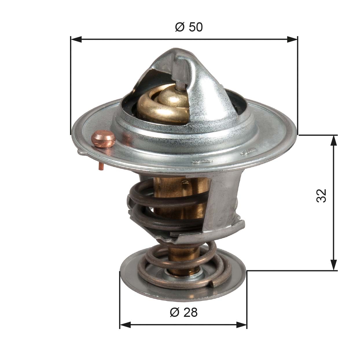 Thermostat, coolant - TH50588G1 GATES
