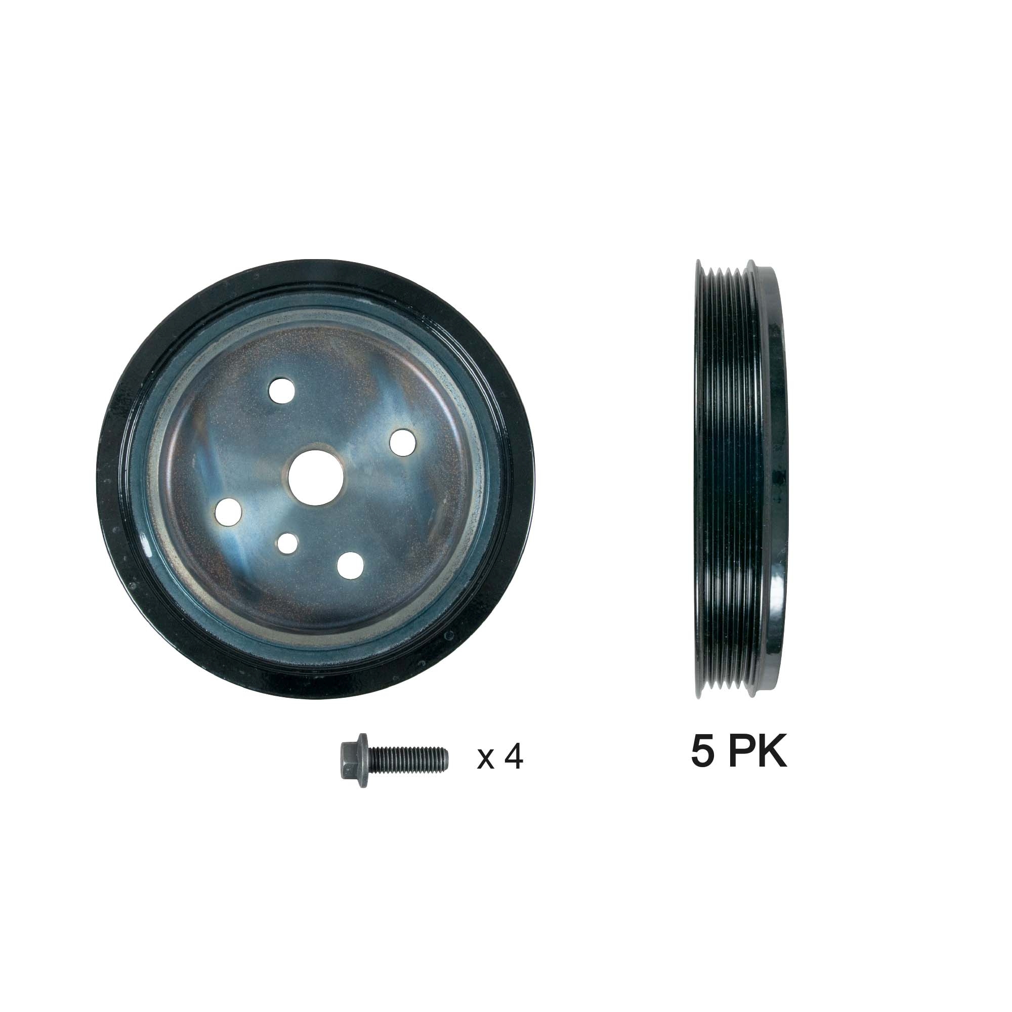 Belt Pulley, crankshaft - TVD1161A GATES