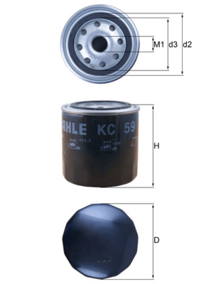 Filtro carburante - KC 59 KNECHT