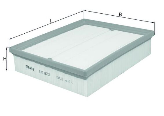 Luftfilter - LX 622 KNECHT