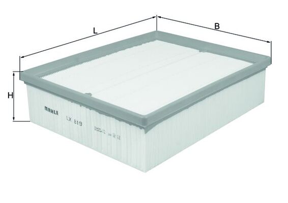 Filtro aria - LX 819 KNECHT