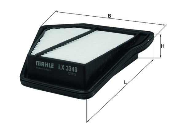 Filtro aria - LX 3349 KNECHT