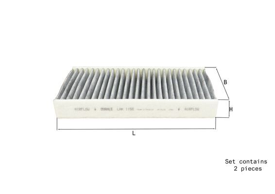 Filtro, Aria abitacolo - LAK 1156/S KNECHT
