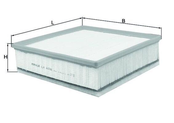 Luftfilter - LX 4038 KNECHT