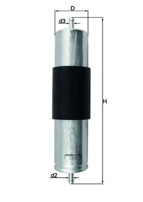 Fuel filter - KL 473 KNECHT