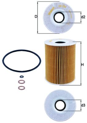 Oil Filter - OX 254D3 KNECHT
