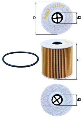 Oil Filter - OX 339/2D KNECHT