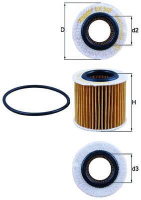 Oil Filter - OX 360D KNECHT