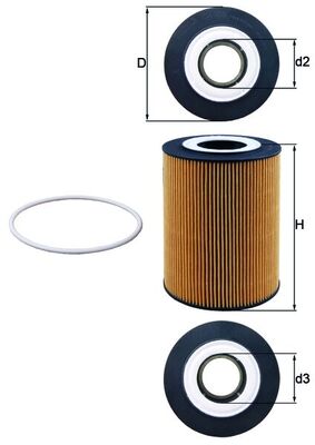 Oil Filter - OX 359D KNECHT