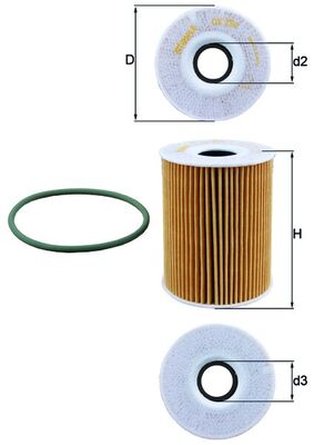Oil Filter - OX 254D5 KNECHT