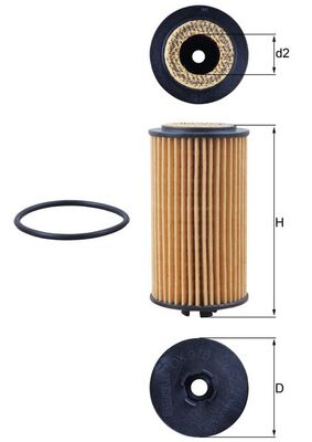Oil Filter - OX 978D KNECHT