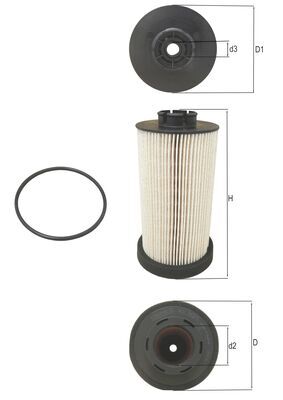 Fuel filter - KX 80/1D KNECHT