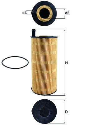 Filtro olio - OX 423/9D KNECHT