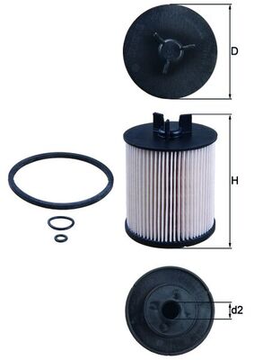 Filtro carburante - KX 86/1D KNECHT