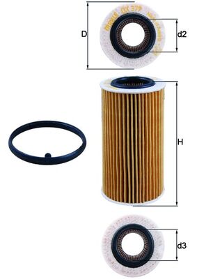 Oil Filter - OX 379D KNECHT