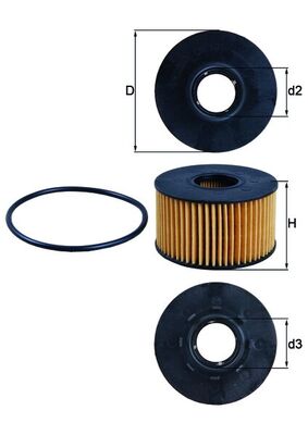 Oil Filter - OX 191D KNECHT