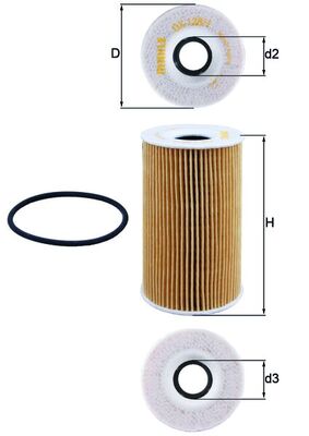 Oil Filter - OX 128/1D KNECHT