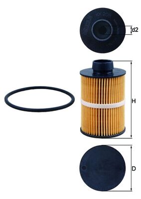 Fuel filter - KX 208D KNECHT