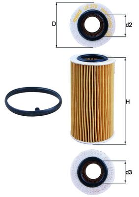 Oil Filter - OX 370D1 KNECHT