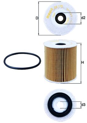 Oil Filter - OX 175D KNECHT