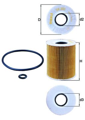 Oil Filter - OX 203D KNECHT