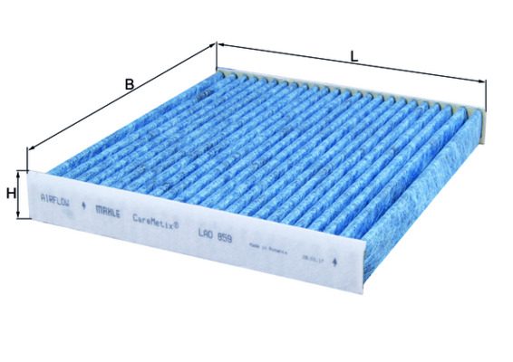 Filter, interior air - LAO 859 KNECHT