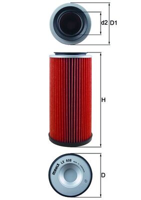 Luftfilter - LX 608 KNECHT