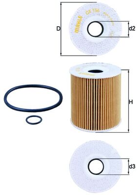 Oil Filter - OX 156D1 KNECHT