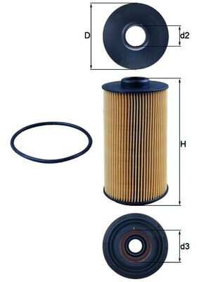 Oil Filter - OX 152/1D KNECHT