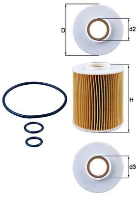 Oil Filter - OX 163/4D KNECHT
