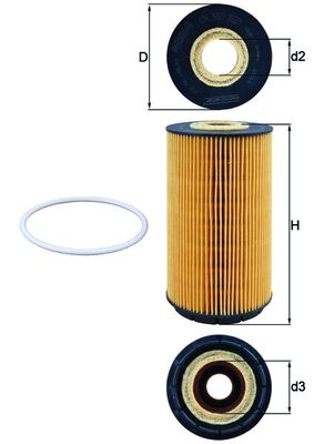 Oil Filter - OX 557D KNECHT