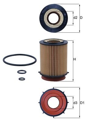 Oil Filter - OX 982D KNECHT