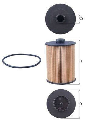 Oil Filter - OX 983D KNECHT