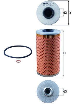 Oil Filter - OX 103D KNECHT