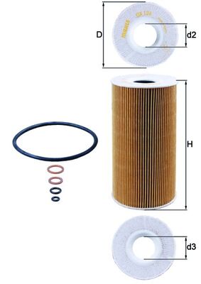 Oil Filter - OX 126D KNECHT